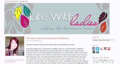 Desktop Screenshot of lifewithladies.com